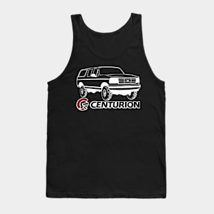 Ford Bronco Centurion w/tires, White Print Tank Top